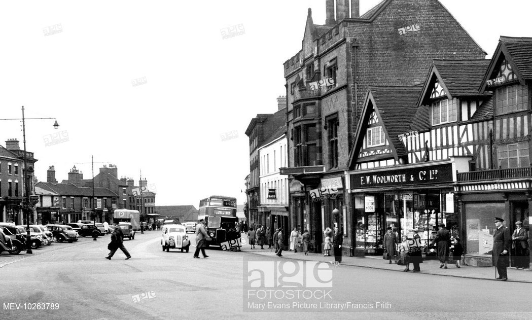 Newcastle-under-Lyme Woolworths 1950s